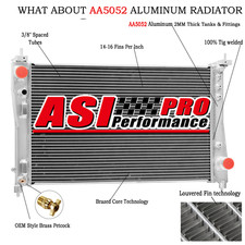 2 Row 40mm Aluminium Radiator