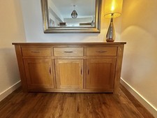 Solid Oak Sideboard / TV Unit