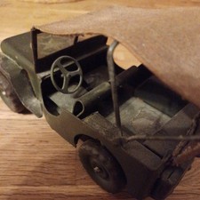 BASSETT LOWKE  POSTWAR SHOP DIAORAMA US JEEP NORMANDY LANDING DISPLAY