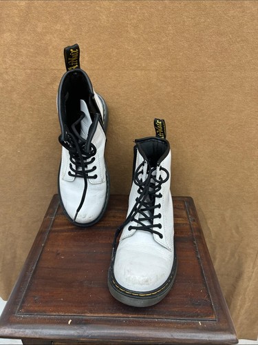 Martens white leather - white,