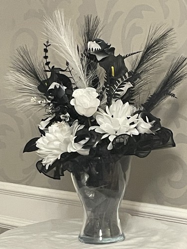 Artificial flowers bundle - artificial, vase