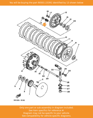 Yamaha spring compression - spring,,