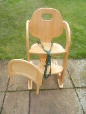 East Coast Grow With Me At Table Multi Height Wooden High Chair Feeding Tray