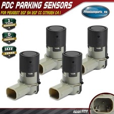 4x Parking Sensors Rear Side for Peugeot 207 SW WK 207 CC WD Citroën C4 I LC LA 