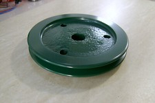 solid cast iron metal machine pulley v belt type