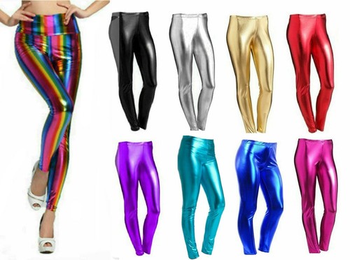 Womens ladies wet look - womens,