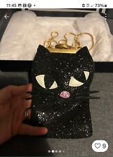 lulu guinness kookie cat  small Glitter bag