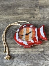 Vintage Fish Shower Clock