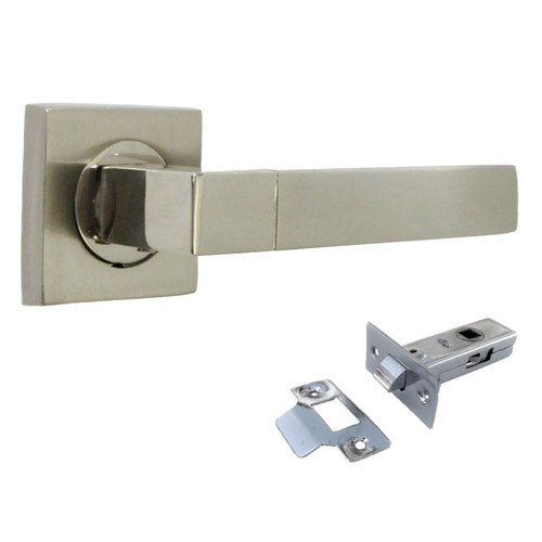 Cafri line door handle satin - line,