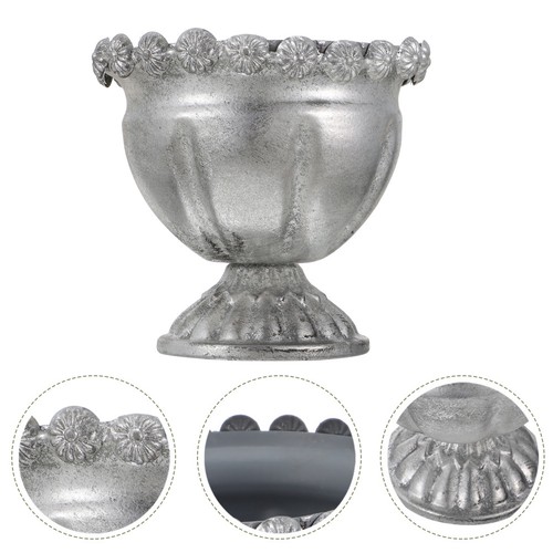 Flower pot metal large - pot,