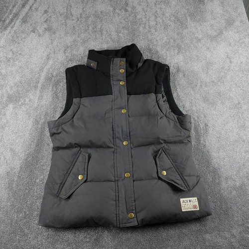 Jack wills gilet - uk, black