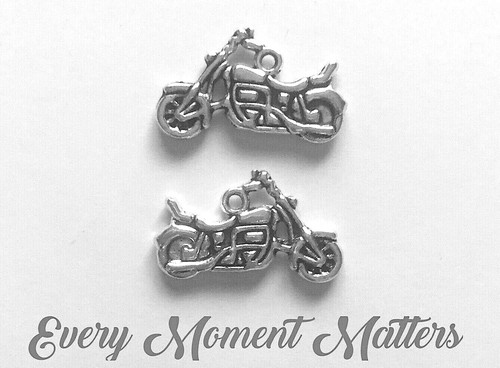 Tibetan silver motorbike - silver,