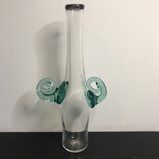 Unusual Art Glass Bottle Vase