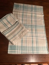 Hampton Duvet Cover Sets x2 Cotton Traders. Size:Single. Duck Egg 