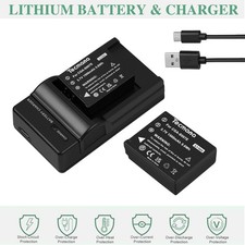2X Battery For Panasonic Lumix