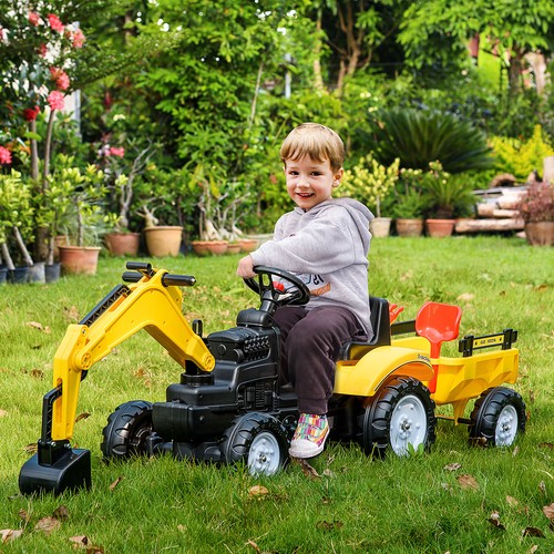 Ride toy pedal digger - toy,
