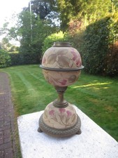 Superb Original  Antique Hinks Victorian Taylor Tunnicliffe Duplex Oil Lamp