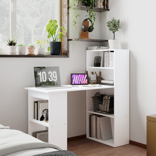 120cm computer desk - desk, bookshelf