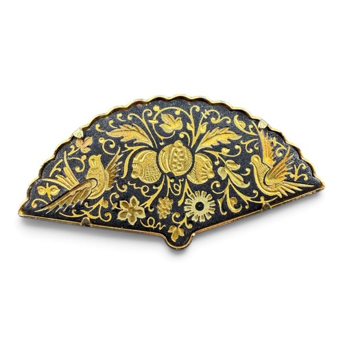 Vintage damascene gold tone - tone, &