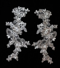 2 x  Sequins Lace Applique