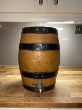Ornamental barrel made from resin/fibre glass, 340mm length-260mm width (approx)