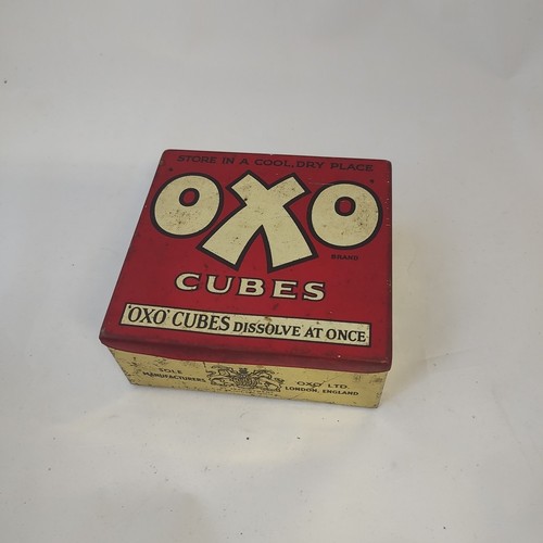 Vintage oxo cubes red and - red,