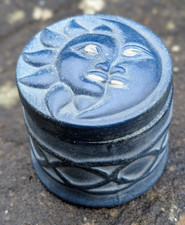 Vtg Astronomy Sun Moon Blue