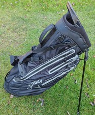 Callaway Chev Dry Black/Grey Waterproof Stand Bag (NO RAINCOVER)