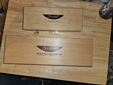Screwpull Sommelier Set Plus Wine Serving Set Presentation Wooden Boxes Mancave