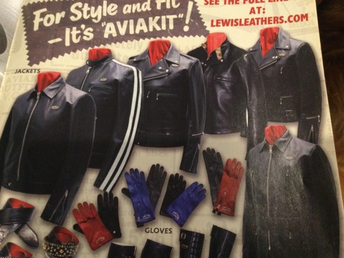 Lewis leathers jacket gloves - d,