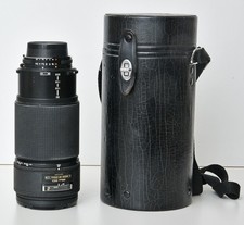 Nikon 80-200 AF ED 2.8 zoom lens with leather case and 81A filter