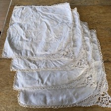 4 IRISH LINEN NAPKINS 11"