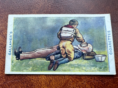 Gallaher cigarette card boy - cigarette,