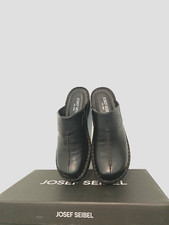 NEW W/ BOX WOMEN FOOTWEAR/SHOES JOSEPH SEIBEL SLIP-ON "DAKOTA" BLACK US 9/EU 40