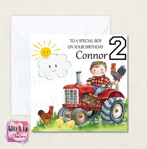 Personalised farm birthday