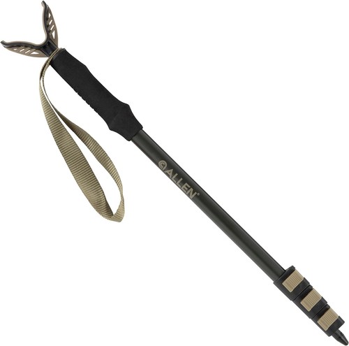 Monopod shooting stick and - and, gun