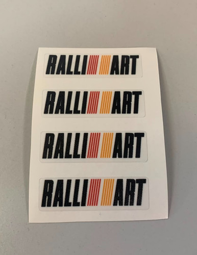 Ralliart decals stickers - ralliart, black