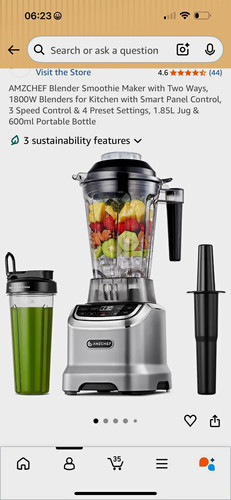 Amzchef 1800w smoothie - amzchef,