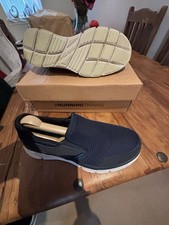 Navy Blue Sketchers Slipings Trainers Size 9