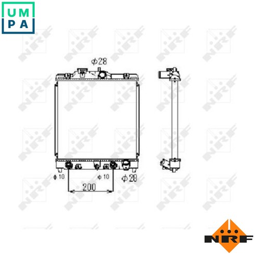 Radiator engine cooling - radiator,