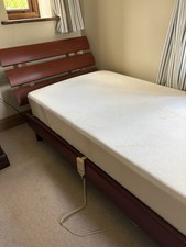 Adjustable Electric Single Bed Tempur Mattress Wood Frame Single