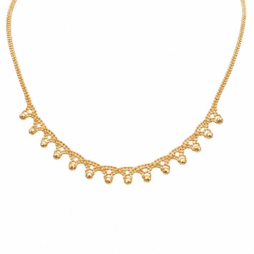 22ct yellow gold fringe - yellow,