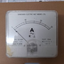 AC 50A Analog Panel AMP Current Meter Ammeter Gauge 85L1 0-50A AC White 