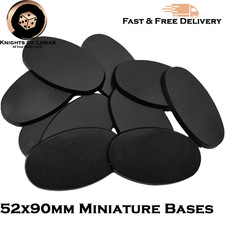 90x52mm Oval Bases Miniature