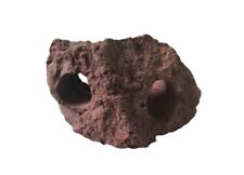 Real & Natural Aquarium Decoration: Red Lava Rock with 2 drilled holes