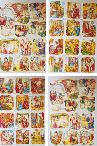 Vintage style fairytale paper - vintage,