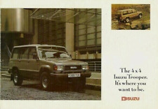 Isuzu Trooper 1989-91 UK Market Sales Brochure Standard Duty Citation SWB LWB