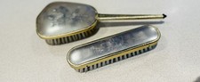 Vintage Vanity Brush Set Gold