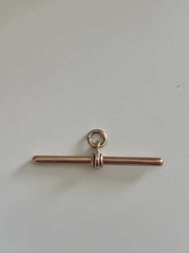 Antique 9ct rose gold bar - 9ct,