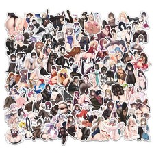 100 PCS Sexy Anime Decal Hentai Waifu Girl Ahegao Vinyl Stickers UK Kawaii Japan